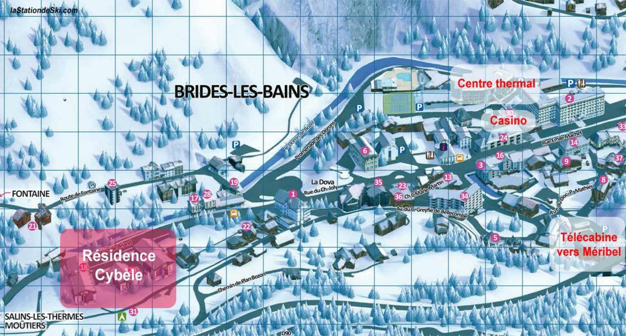 Residence Cybele "Grand Confort" 2 Brides-les-Bains Exterior foto